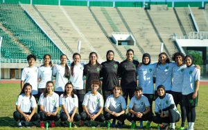 Pakistan Women Football Team for SAFF 2024 Women Championship.